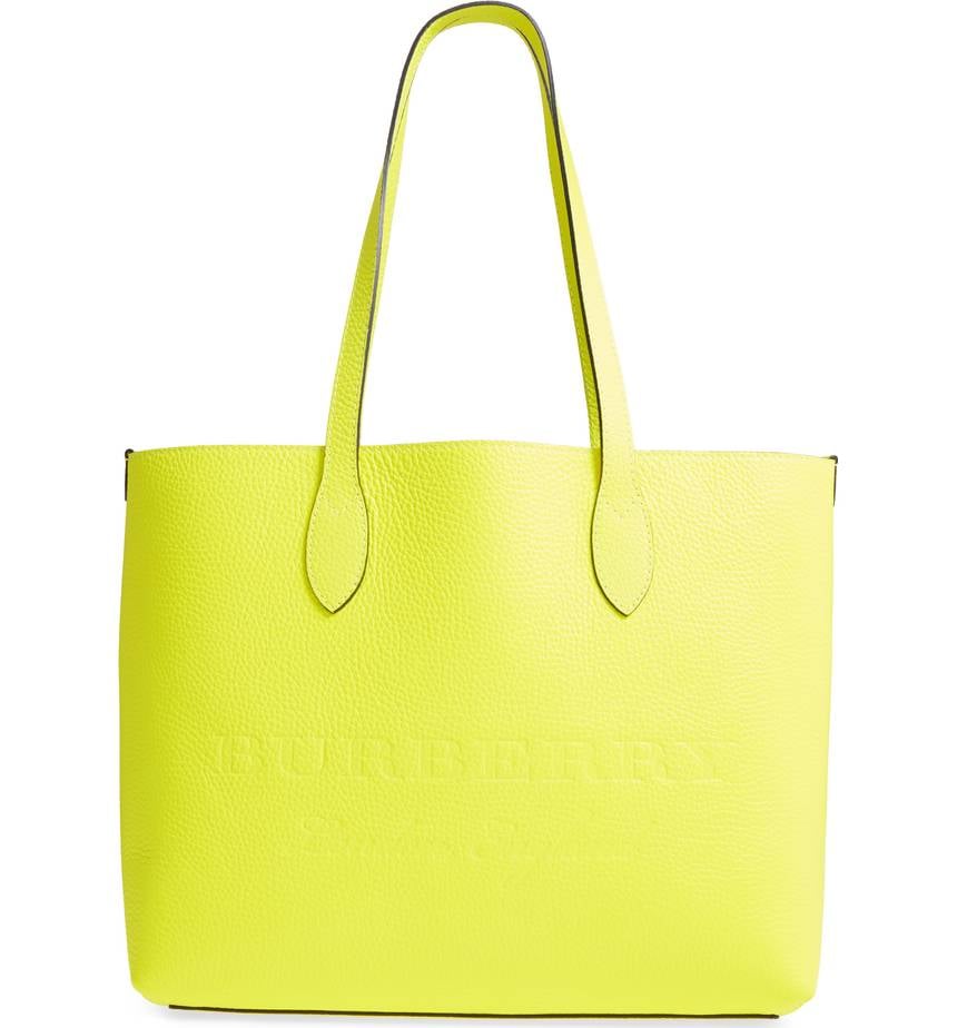 Burberry Large Remington Logo Leather Tote