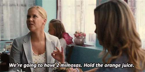 You both know the cure to a long Saturday night is a Sunday bottomless mimosa brunch.