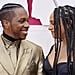 Leslie Odom Jr. and Nicolette Robinson at the Oscars 2021