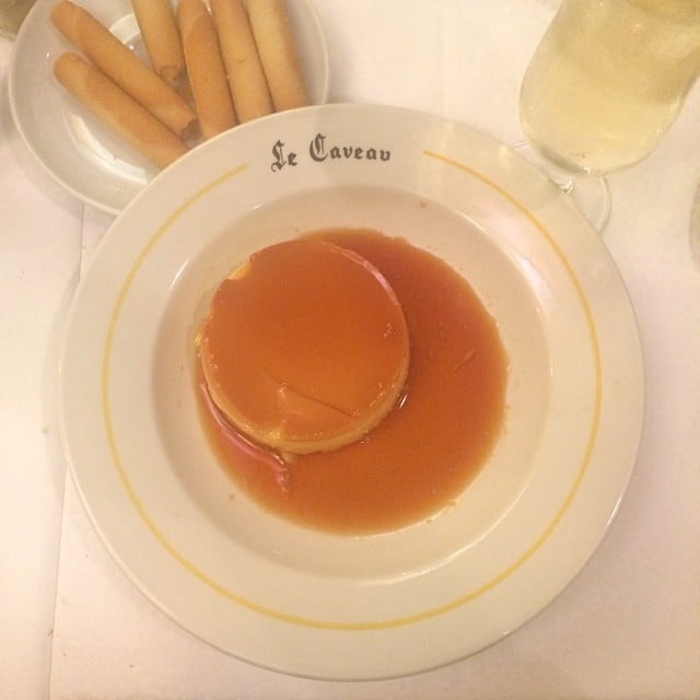 After catching a screening of Maps to the Stars, we capped off the evening with a French treat: crème caramel.