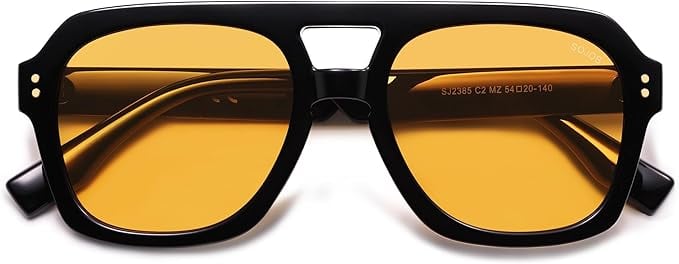 Sojos Retro Thick Polarized Aviator Sunglasses ($14, originally $20)
You can never go wrong with a good pair of aviators like this one from Sojos. It comes in plenty of other colors like caramel tortoise and blush, so there's something for everyone regardless of your aesthetic.