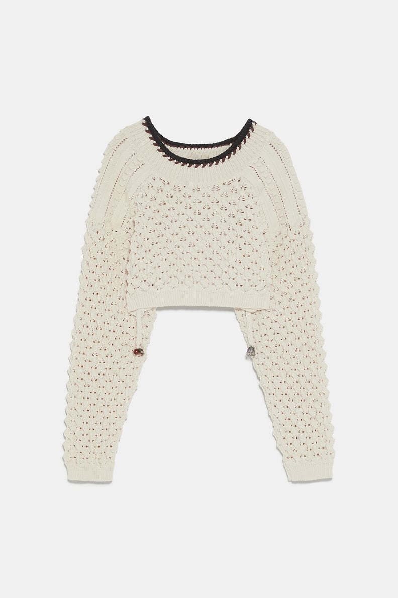 Zara Studio Cropped Sweater
