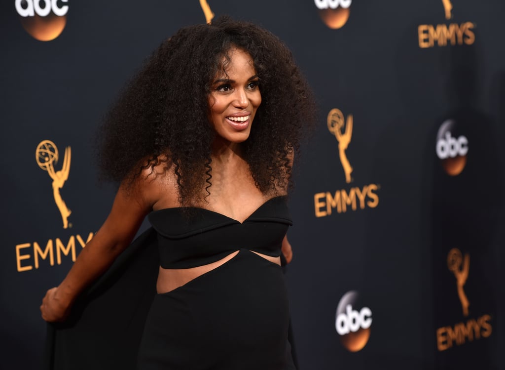 Kerry Washington's Hair at the 2016 Emmys