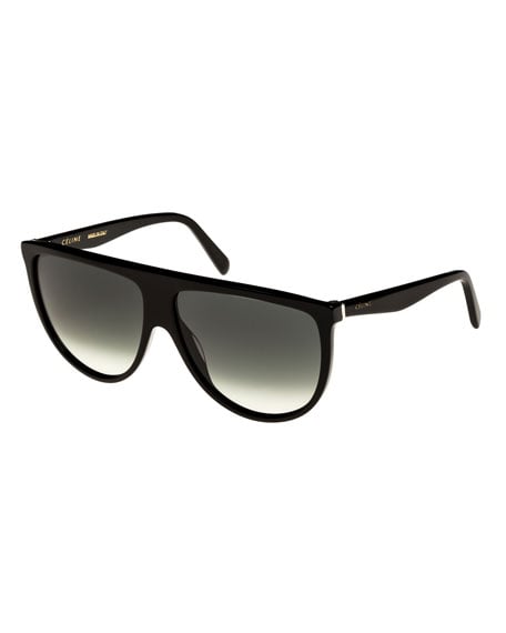 Celine Flattop Gradient Shield Sunglasses