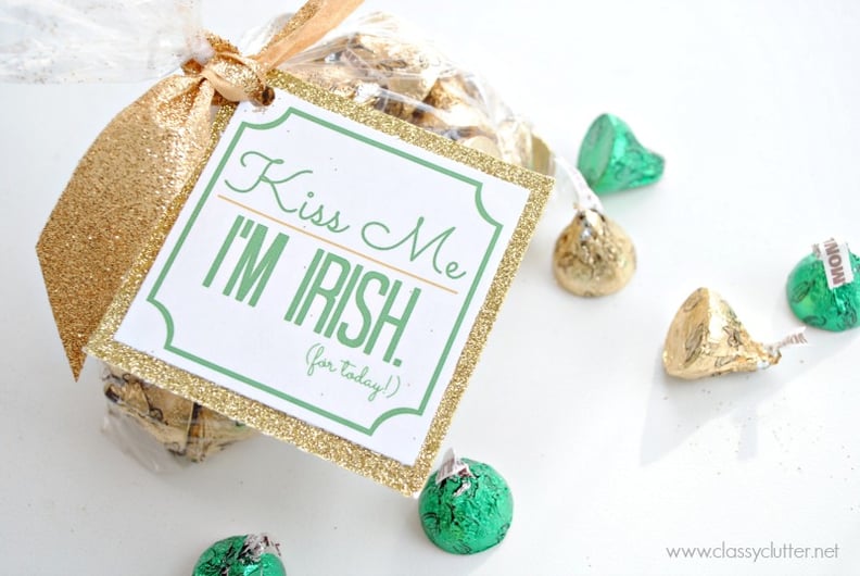 Kiss Me I'm Irish Gift Tag