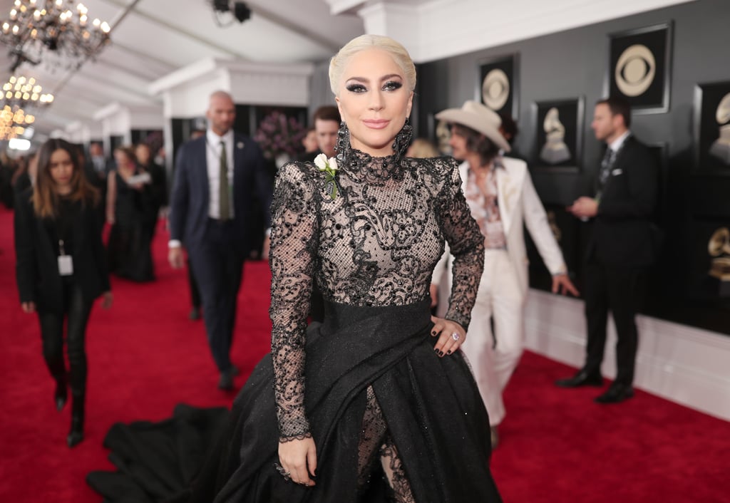 Lady Gaga's Engagement Ring at 2018 Grammys