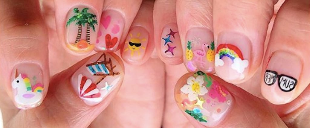 We Can't Stop Staring at These Glossy Negative Space Manicures