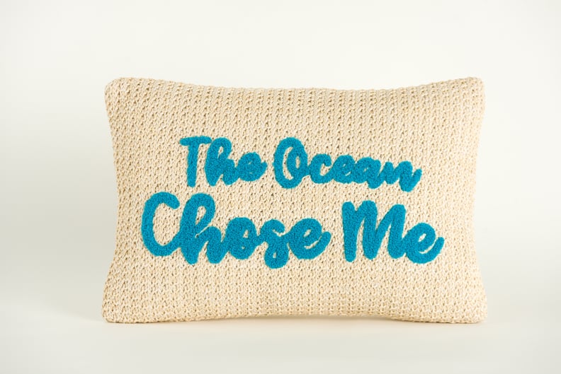 Disney Princess x POPSUGAR Moana The Ocean Chose Me Decor Pillow