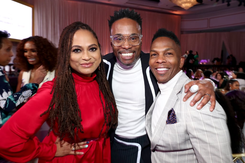 Ava DuVernay, Billy Porter, and a guest at the 2020 Essence Black Women in Hollywood Luncheon