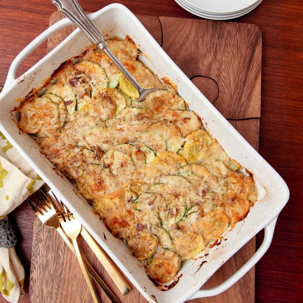 Summer Squash Gratin With Nutmeg Bechamel