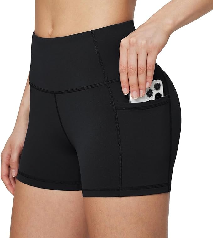 Baleaf Women's Biker Shorts ($15, originally $27) 
Avoid chafing and discomfort with these highly-rated biker shorts on Amazon. Not only do they accentuate your curves in the best of ways, but they don't ride up on your thighs either. With almost 92,000 global ratings, there's a reason why customers love them.