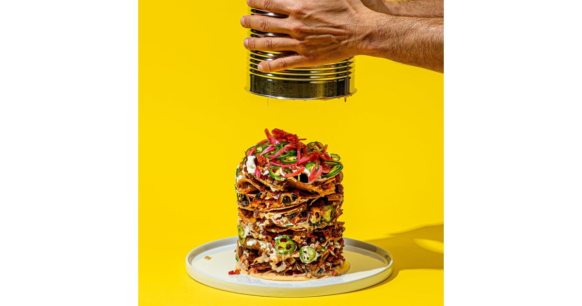 Flavor Town Nachos Guy's BBQ Trash Can Nachos + Caliente Margaritas by