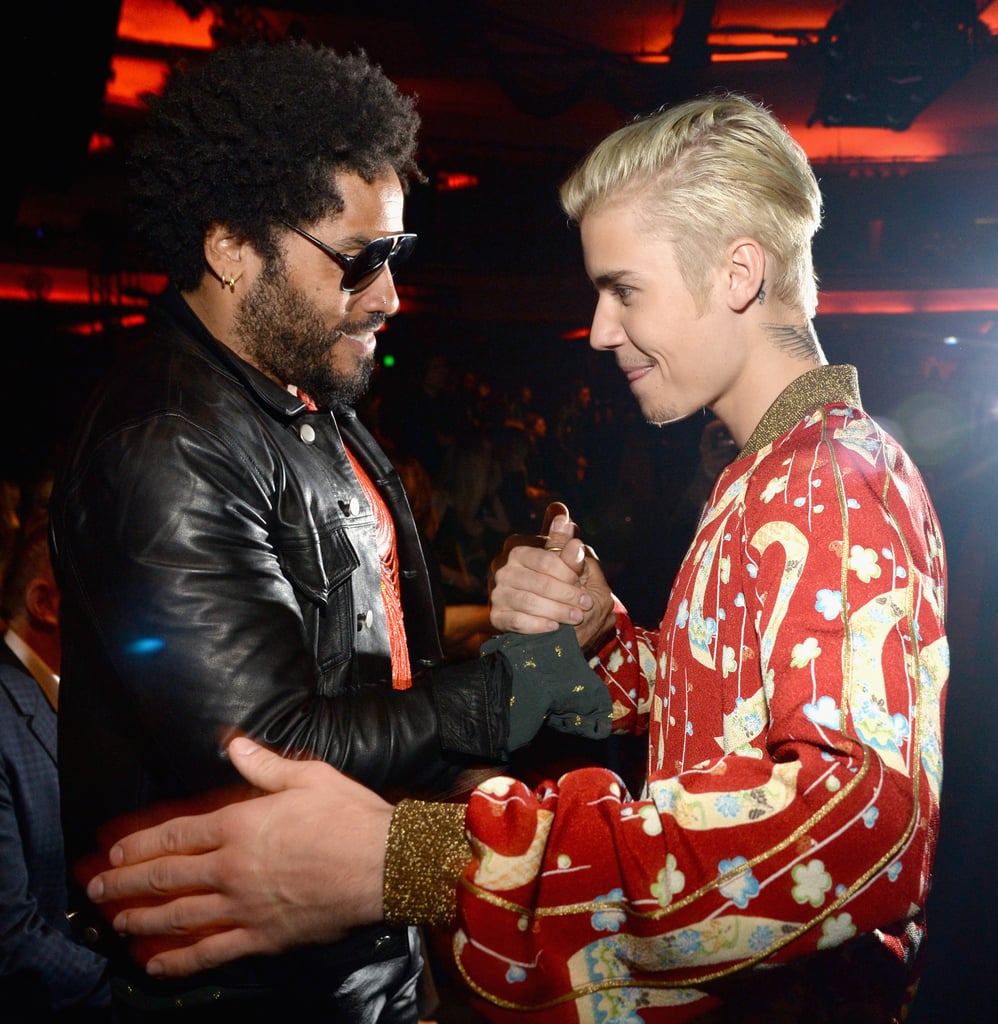 ¿Cuánto mide Lenny Kravitz? - Altura - Real height Pictured-Lenny-Kravitz-Justin-Bieber