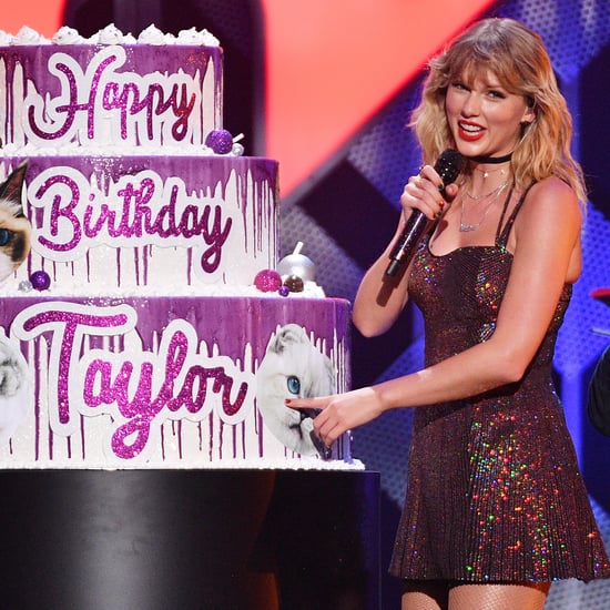 Taylor Swift Gets a Cake For 30th Birthday at Jingle Ball