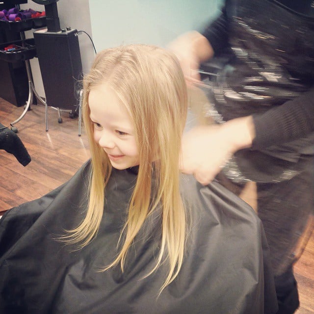 Girl Cuts Off Her Hair For Charity