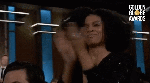 Susan Kelechi Watson leading the standing ovation.