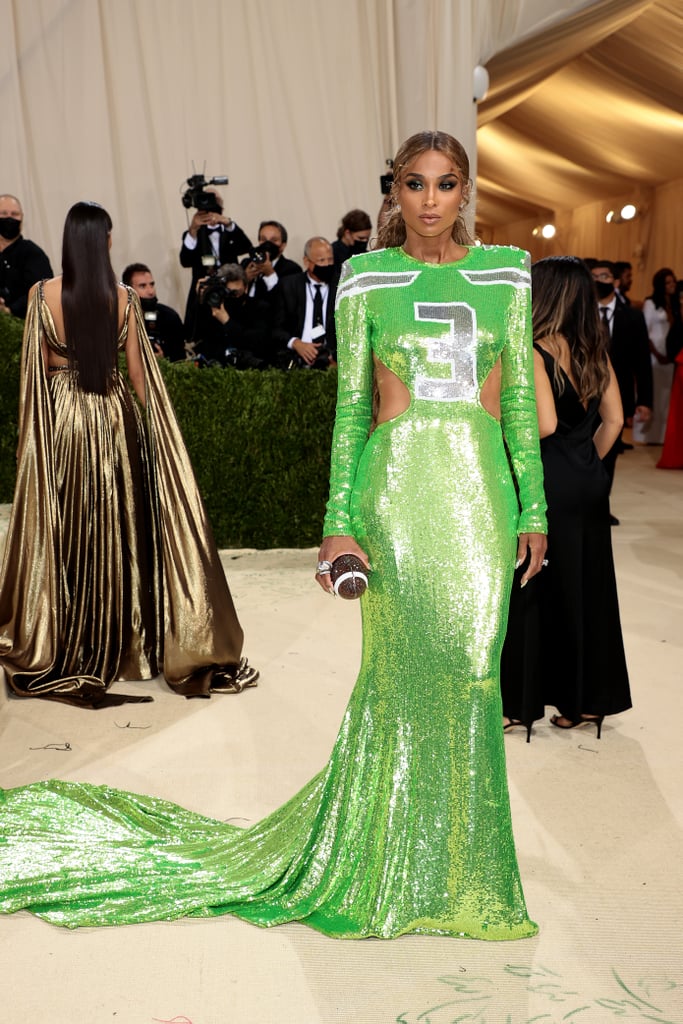 Ciara's Peter Dundas Jersey Dress at the 2021 Met Gala