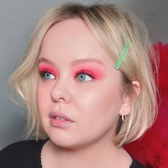 Nicola Coughlan’s Neon Pink Eye Makeup 2021 Golden Globes
