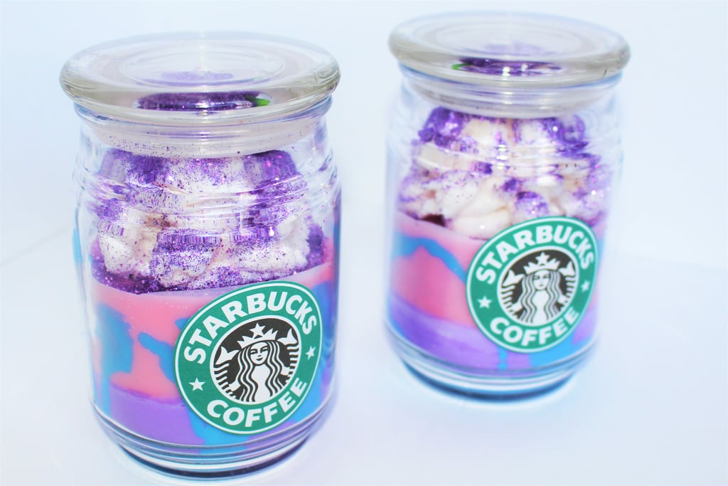 Starbucks Unicorn Frappuccino Candle — Large ($22)