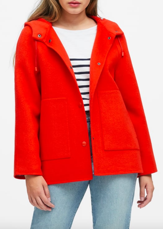 Petite Double-Faced Hooded Jacket