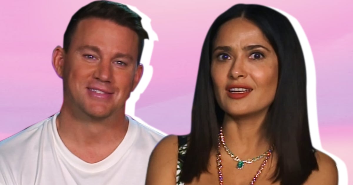 Channing Tatum Jokes That Filming a Lap Dance With Salma Hayek Was a "Long, Arduous Process"