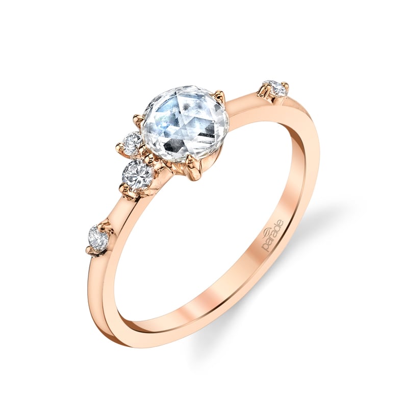 Rose-Cut Diamond Ring by Lumiere Bridal
