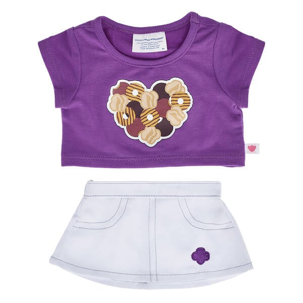 2-Piece Girl Scouts Skirt Outfit | Girl Scout Cookies Thin Mint and ...