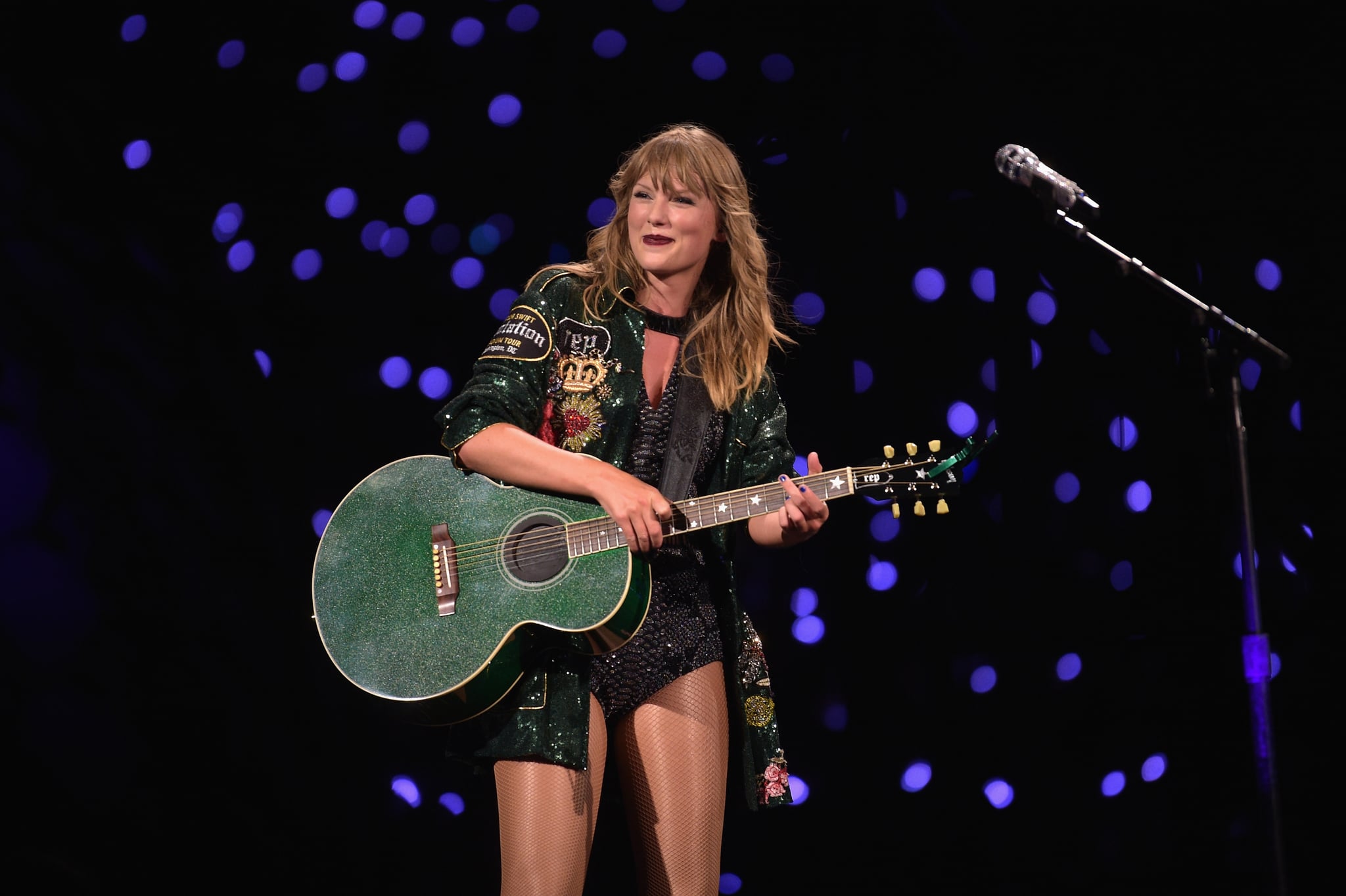 LANDOVER, MD - JULY 10:  Taylor Swift performs onstage during the Taylor Swift reputation Stadium Tour at FedExField on July 10, 2018 in Landover, Maryland.  (Photo by Jason Kempin/TAS18/Getty Images for TAS)