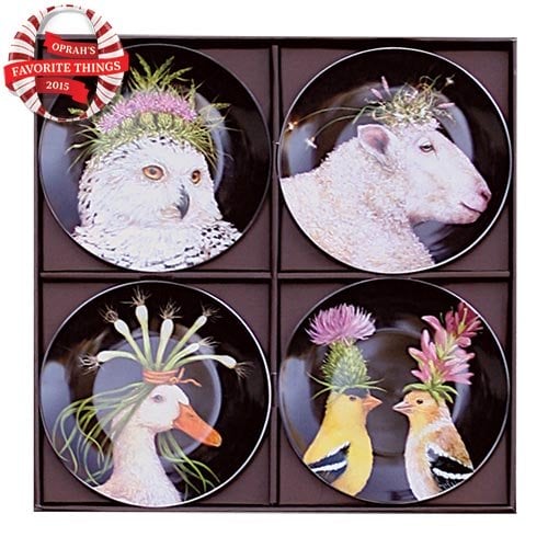Vicki Sawyer Wild & Wooly Appetizer Plates