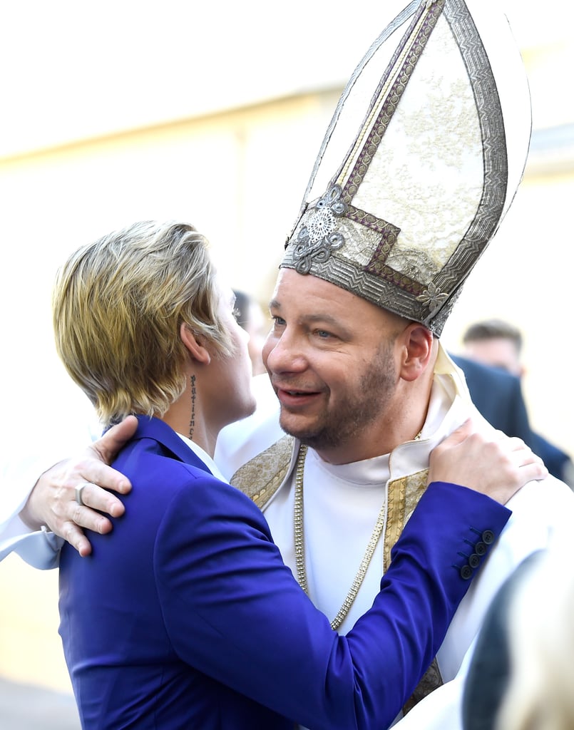 Justin Bieber and Jeffrey Ross Celebrities at Justin Bieber's Roast
