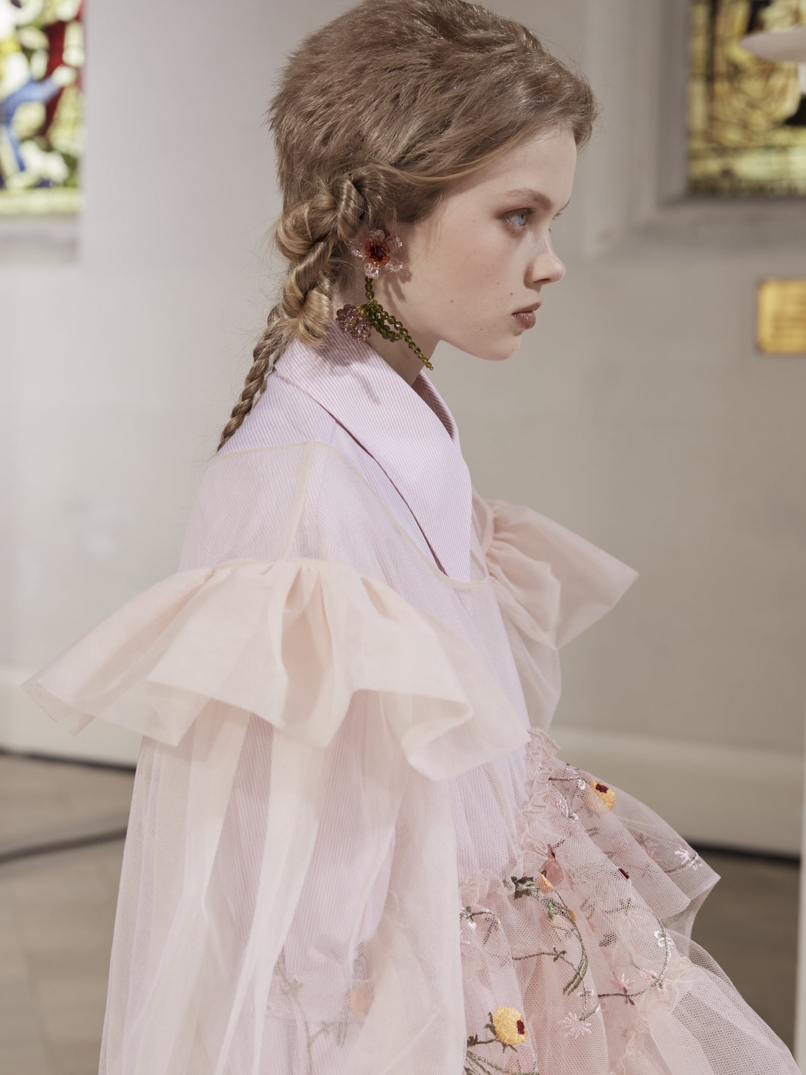 Simone Rocha Fall 2021 Features Patchwork and Regencycore | PS Fashion