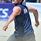 Josh Hutcherson At Asics Celebrity Volleyball Match