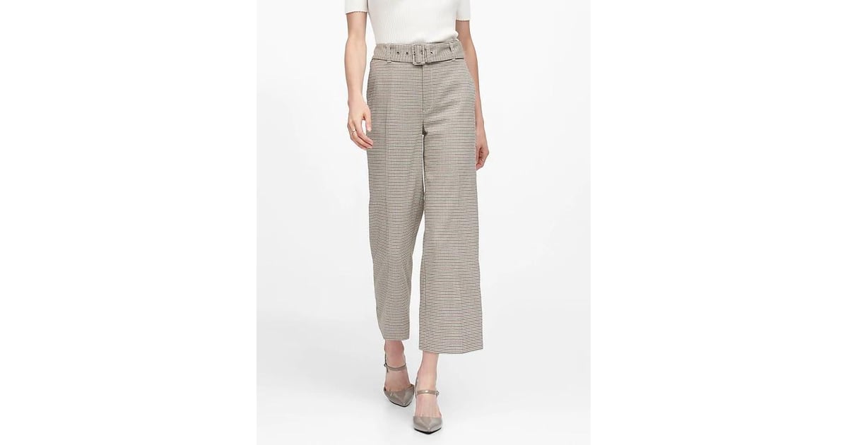 Houndstooth clearance cropped pants