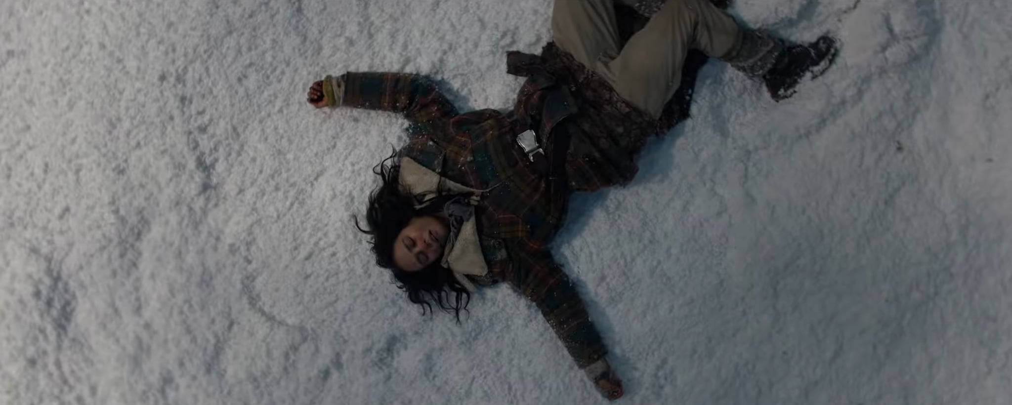 雄蜂第2季,一个女孩在雪地里昏倒了