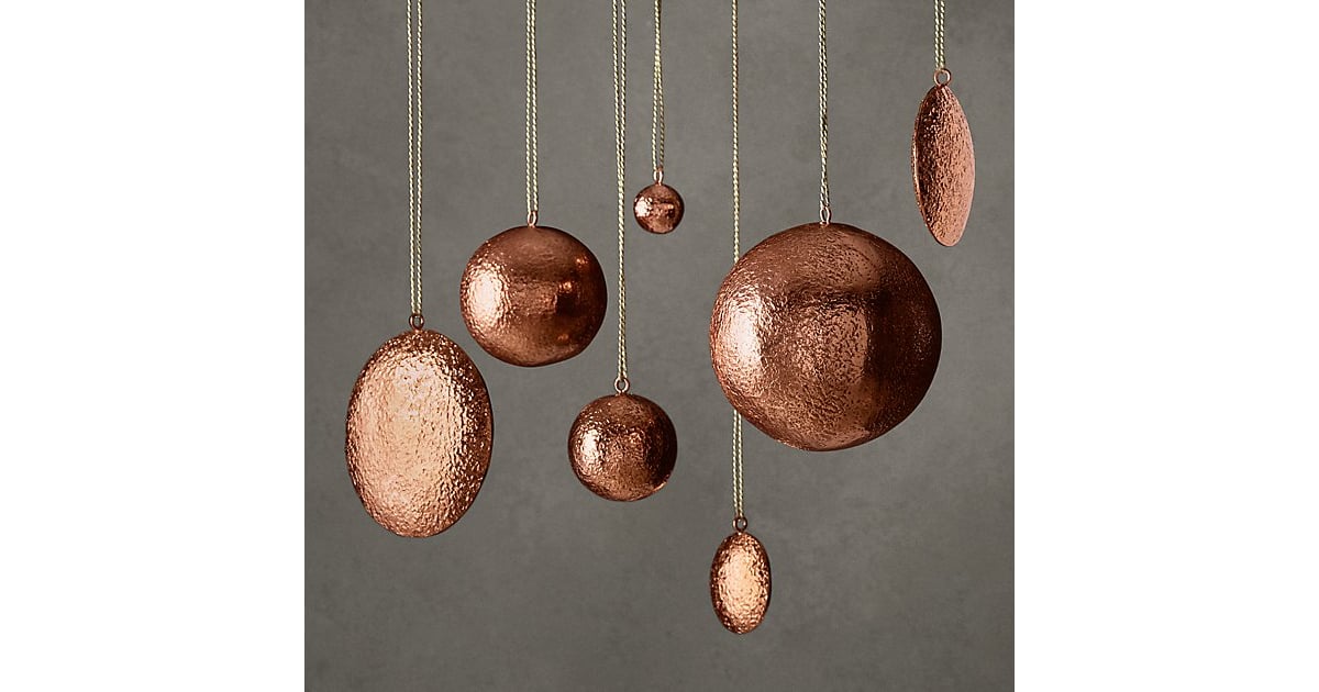 Hammered Copper Metal Ornament Collection (1224, originally