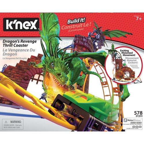 K'NEX Dragon Quest Roller Coaster Building Set