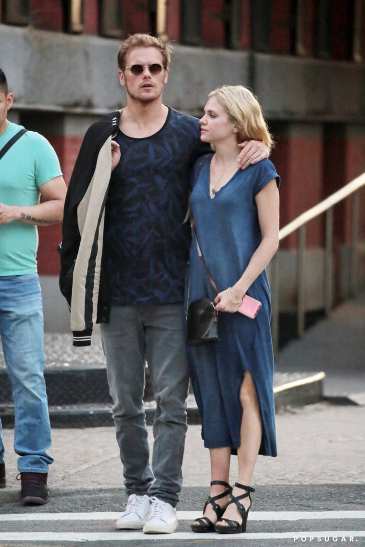 Sam Heughan and MacKenzie Mauzy | Best Celebrity PDA Pictures 2017 | POPSUGAR Celebrity Photo 30