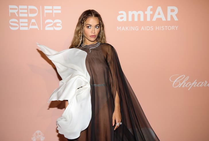 Rita Ora's Sheer Stéphane Rolland Dress at AmfAR in Venice