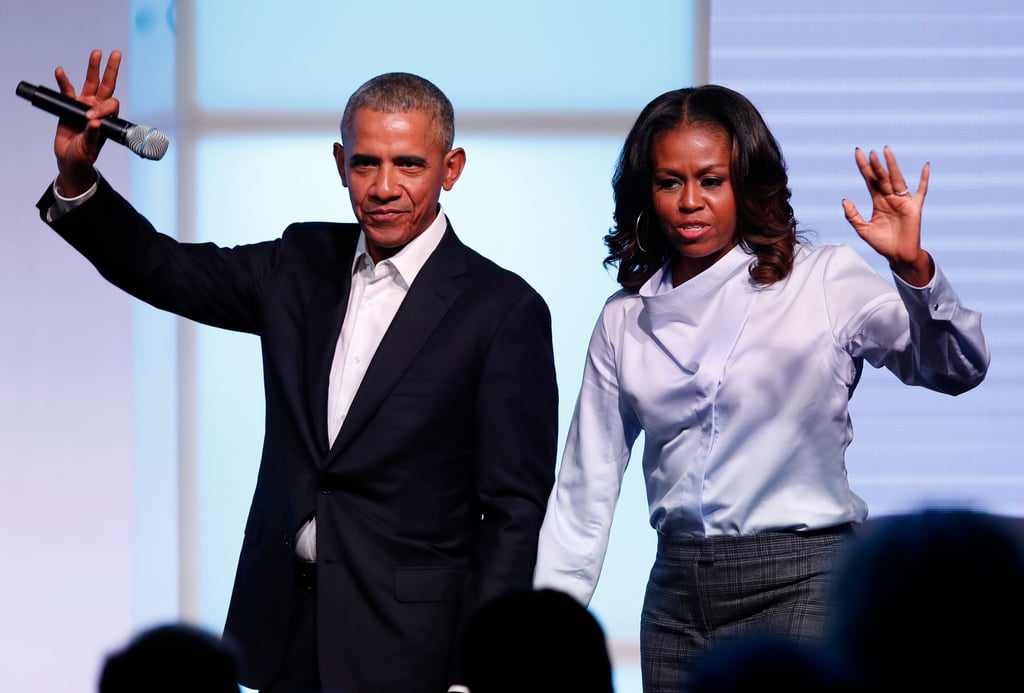 Michelle Obama's Blue Stella McCartney Shirt