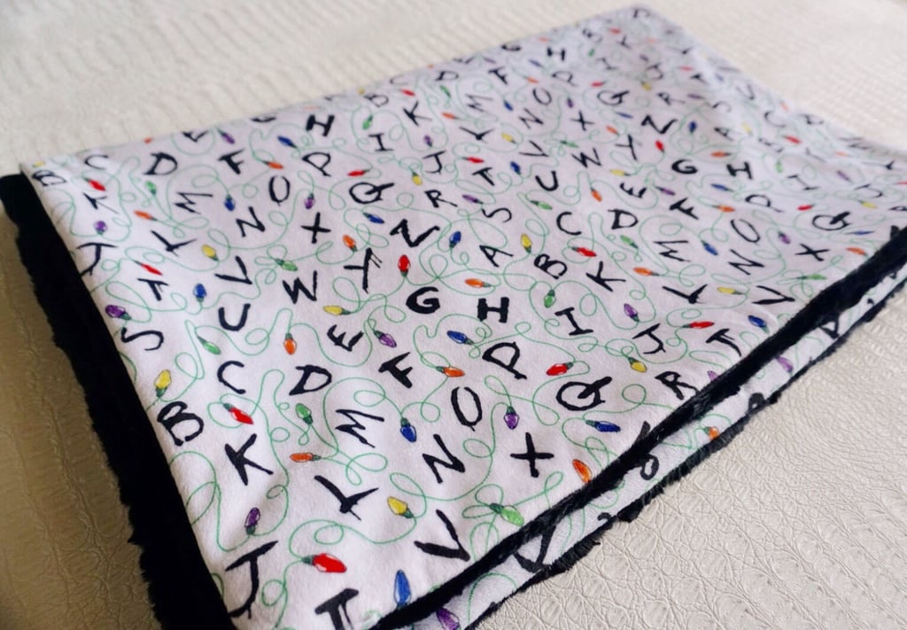 Alphabet Light Wall Blanket | Stranger Things Baby Gifts ...