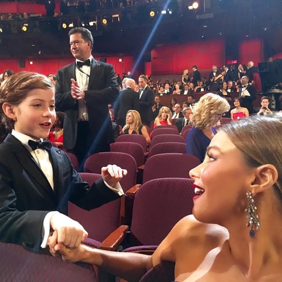 Sofia Vergara and Jacob Tremblay at the Oscars 2016