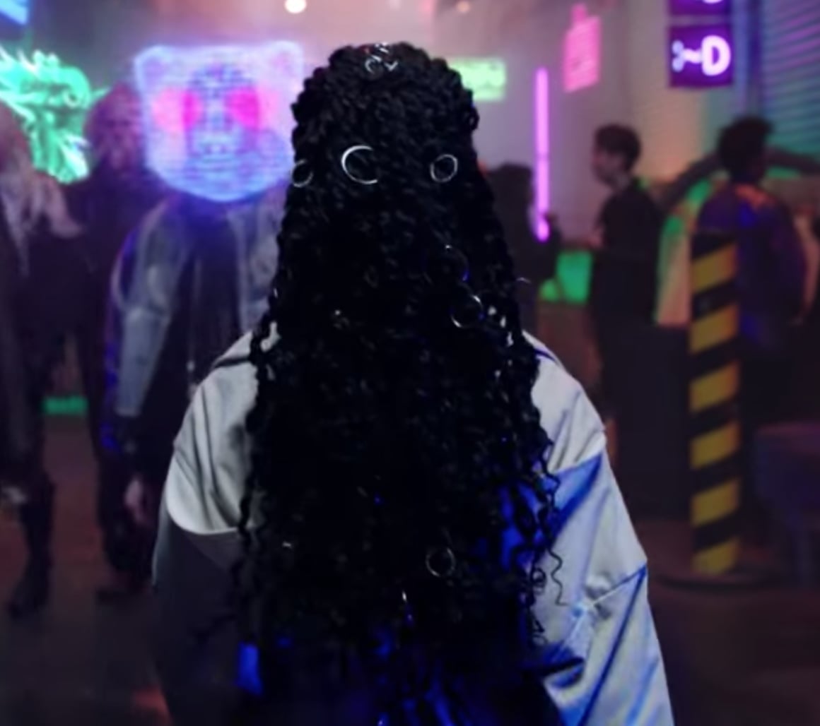 Skai Jackson S Hair In Lil Nas X S Panini Music Video Popsugar Beauty - lil nas x panini roblox id code