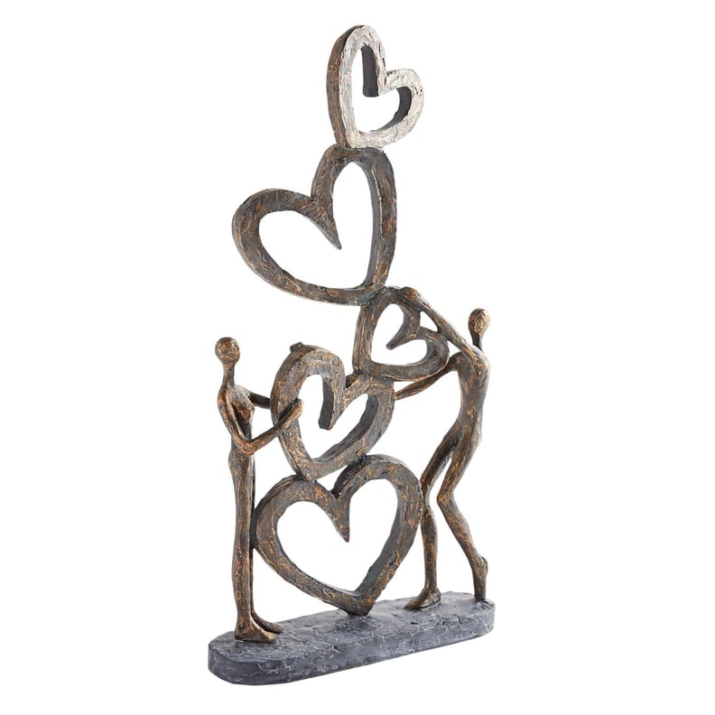 Stacked Hearts Sculpture