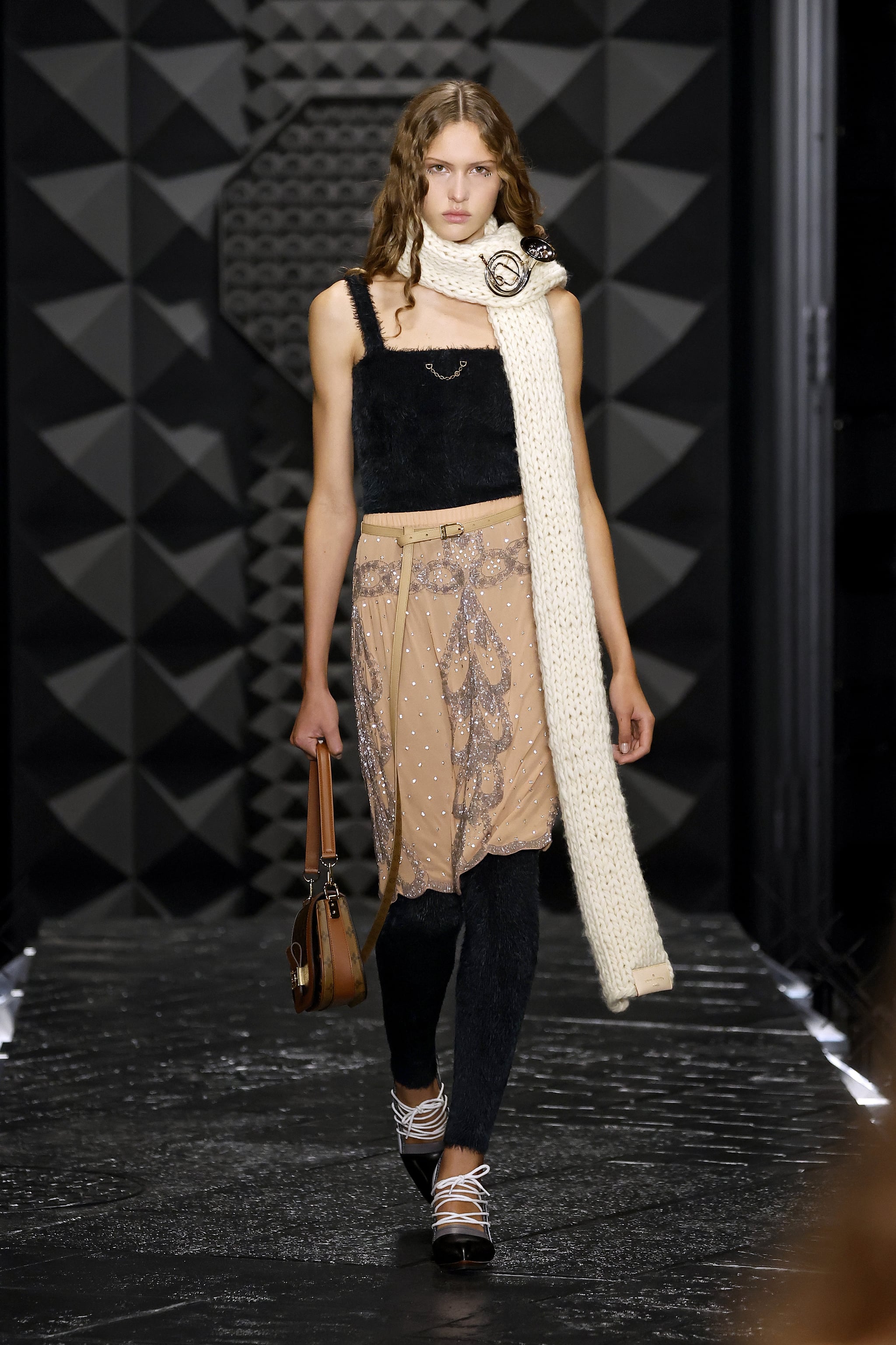 Louis Vuitton Fall/Winter 2023  Zendaya Pairs a Tiny Micro Bra