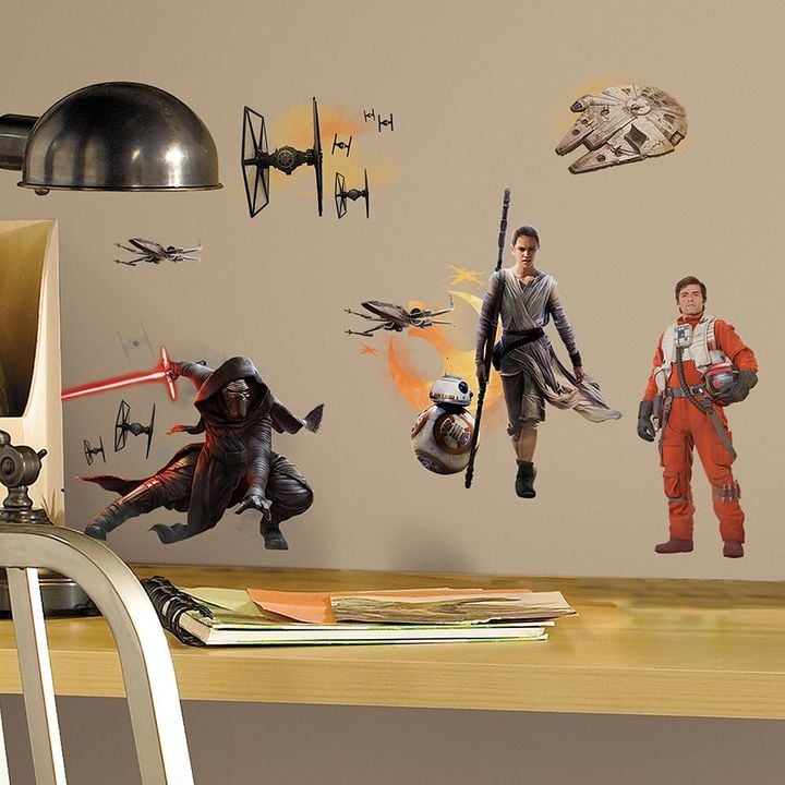 Star Wars Episode VII The Force Awakens Ensemble Cast Wall Decals