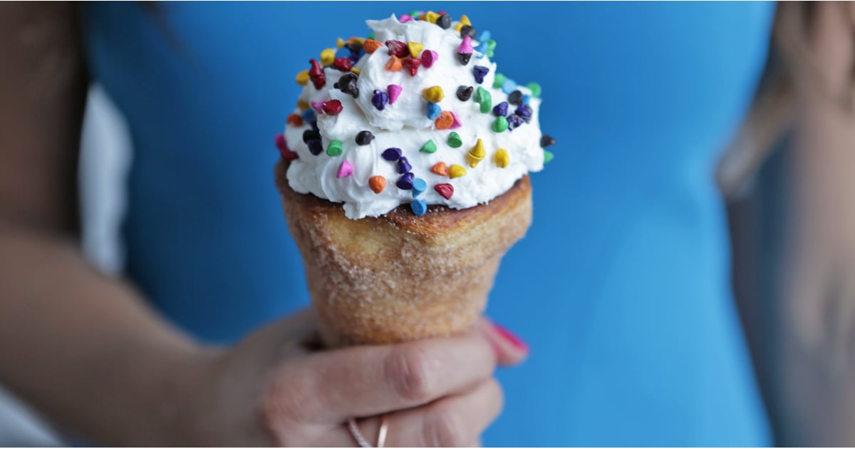 Ice Cream Churro Cones Dessert Recipes With Canned Biscuit Dough
