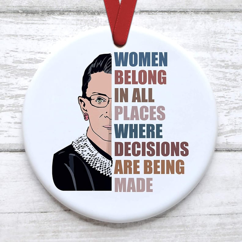 Ruth Bader Ginsburg Christmas Tree Ornament