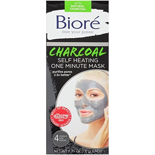 Bioré Charcoal Self Heating One Minute Mask