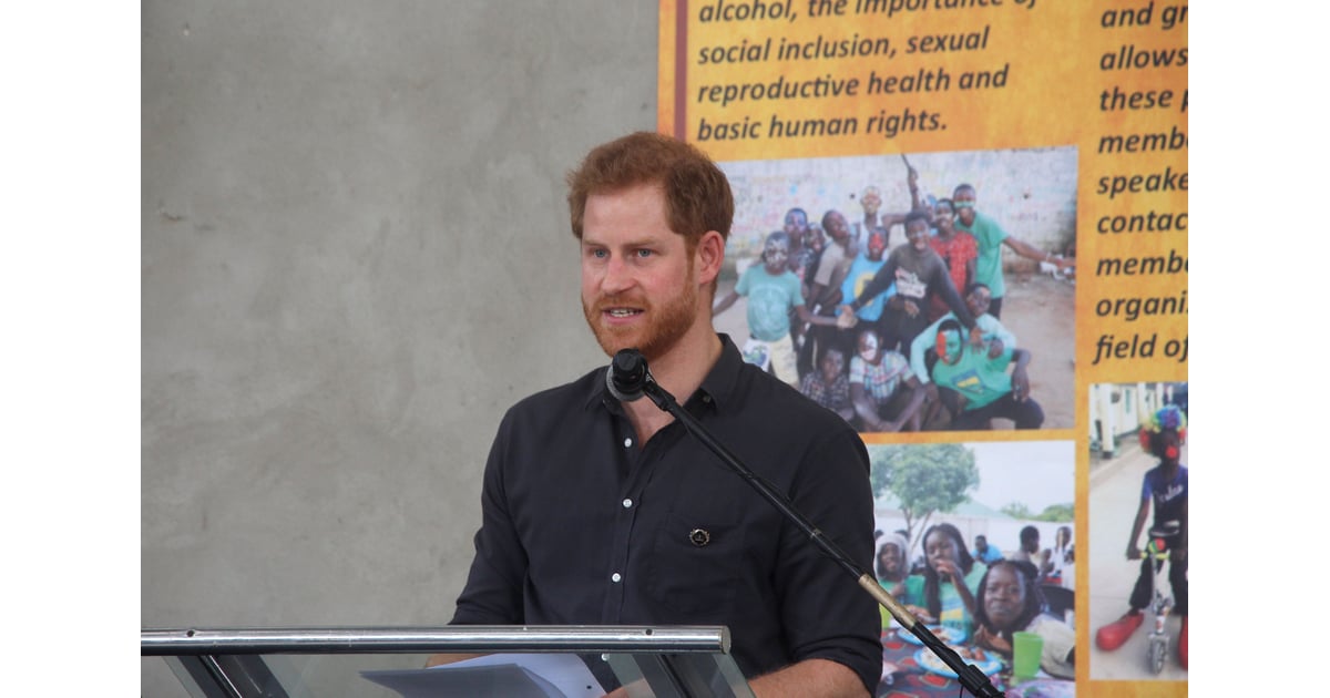 Prince Harry Visiting Zambia Pictures November 2018 POPSUGAR