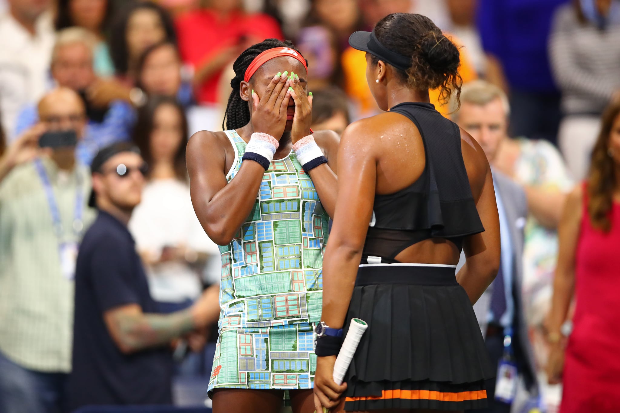 Naomi Osaka And Coco Gauff At 2019 Us Open Popsugar Fitness